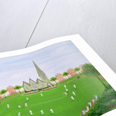 Cricket on Blackheath, 1993 by Mark Baring