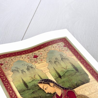 Lady Making a Garland by Mark Briscoe