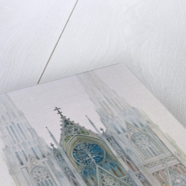 St. Patrick's Cathedral, New York, 1990 by Myung-Bo Sim