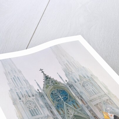 St. Patrick's Cathedral, New York, 1990 by Myung-Bo Sim