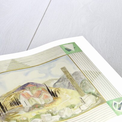 Temple in Hosios Lukas Country from the Greek Experience Series, 1989 by Michael Chase