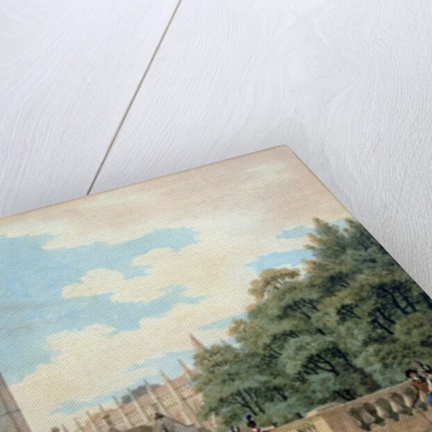 Magdalen College by Thomas Malton Jnr.