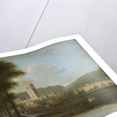 Magdalen Tower from Meadows, 1778-79 by L. & Ramsay T. Duke