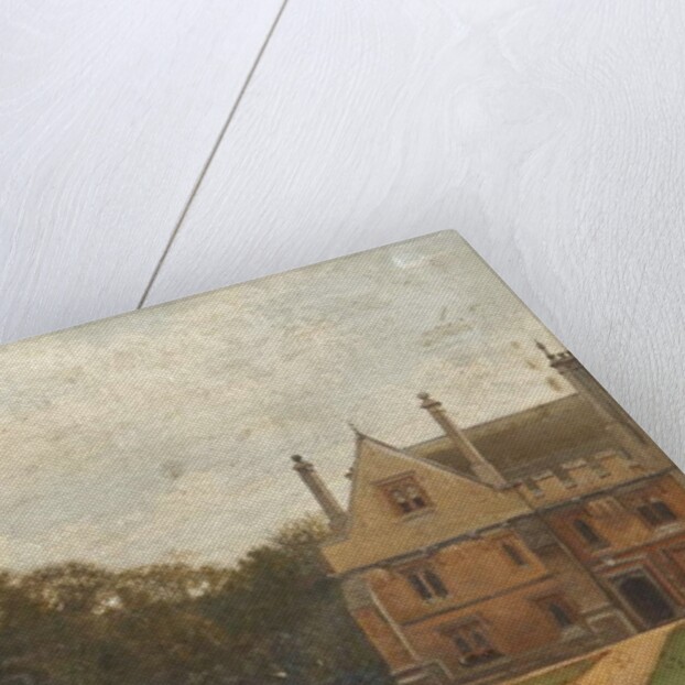 In the Grounds of Magdalen College, Dr Fisher, J. Henderson and Major-General Rigaud in the Foreground by Pierre François Joseph Tonneau