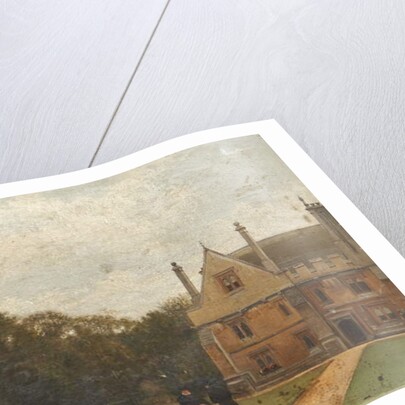 In the Grounds of Magdalen College, Dr Fisher, J. Henderson and Major-General Rigaud in the Foreground by Pierre François Joseph Tonneau