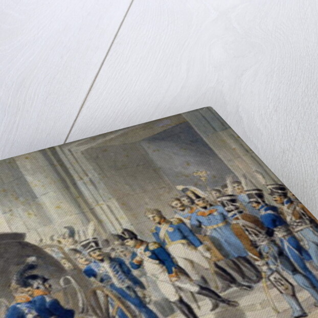 Departure of Napoleon for Elba by John Augustus Atkinson