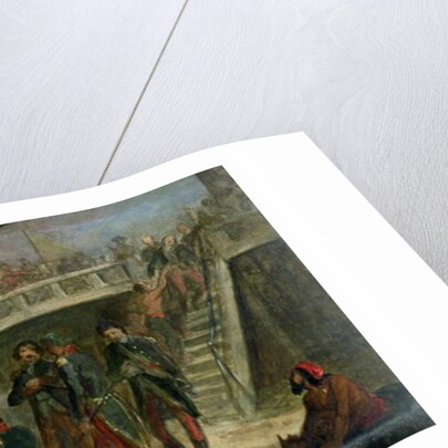 Nelson Boarding the 'San Josef' on 14th February 1797 after Sir John Jervis' victory off Cape St. Vincent by Thomas Jones Barker