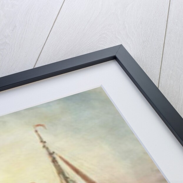 Sunset in the Pool of London, 1913 by Sydney P. Goodwin