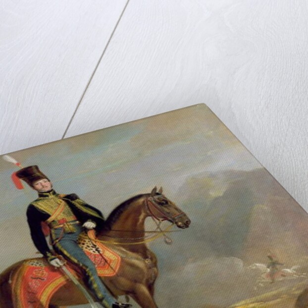 Captain William Drummond 10th Hussars, 1819 by J. Watson