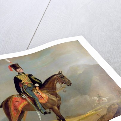 Captain William Drummond 10th Hussars, 1819 by J. Watson