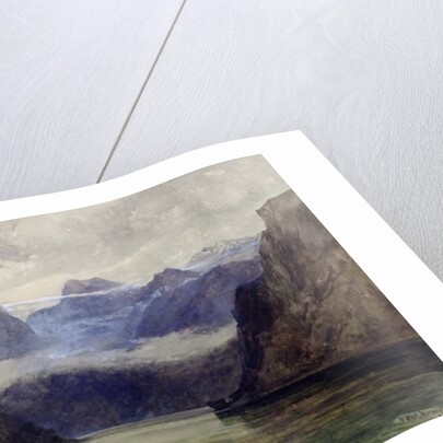 Romsdal Fjord at Midnight, 1847 by William West