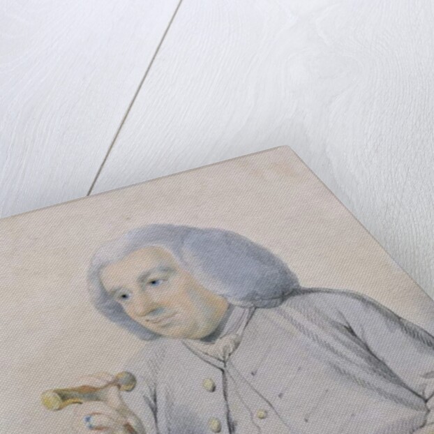 Sketch of the Portrait of Andrew Drummond founder of the bank, killed at Culloden by Johann