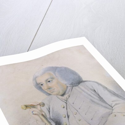 Sketch of the Portrait of Andrew Drummond founder of the bank, killed at Culloden by Johann