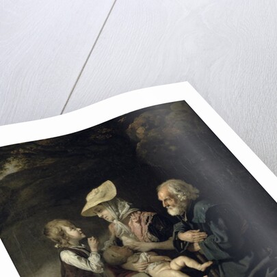 Beggars on the Road to Stanmore by Johann Zoffany