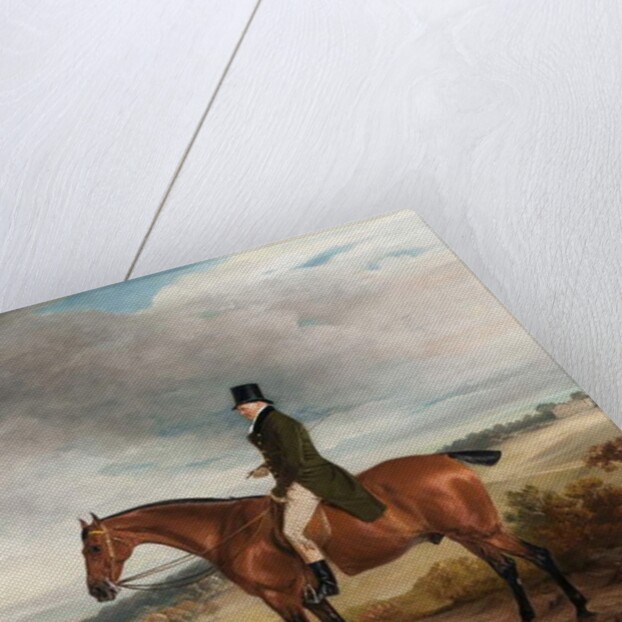 Equestrian Portrait of Andrew Berkeley Drummond in Cadland Park, 1822 by John E. Ferneley