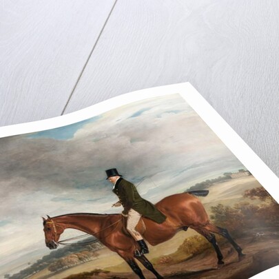 Equestrian Portrait of Andrew Berkeley Drummond in Cadland Park, 1822 by John E. Ferneley