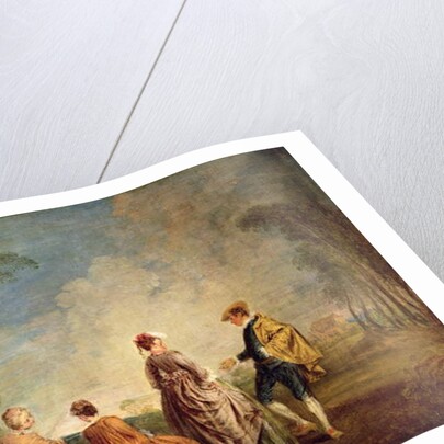 An Embarrassing Proposal, 1715-16 by Jean Antoine Watteau