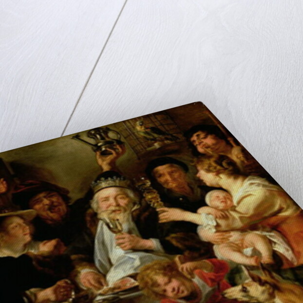 The Bean King, c.1638 by Jacob Jordaens