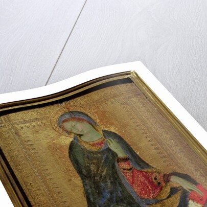 Virgin Annunciate, right hand panel of diptych, 1340-44 by Simone Martini
