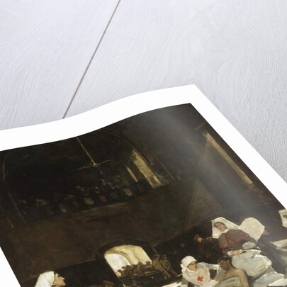 First Australian wounded at Gallipoli arriving at Wandsworth Hospital, London, 1921 by George James Coates