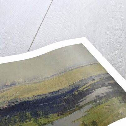 The Somme Valley near Corbie, 1919 by Ernest Arthur Streeton