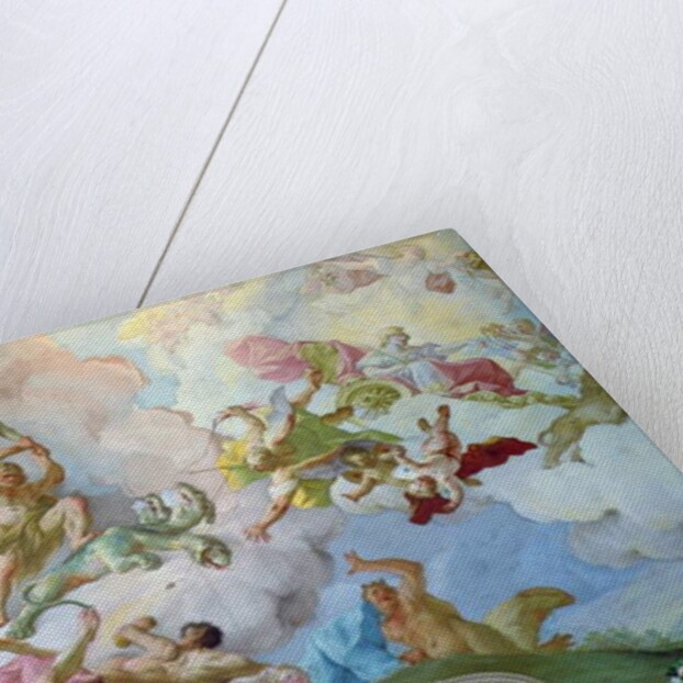 Hercules Killing the Hydra by Johann Michael Rottmayr