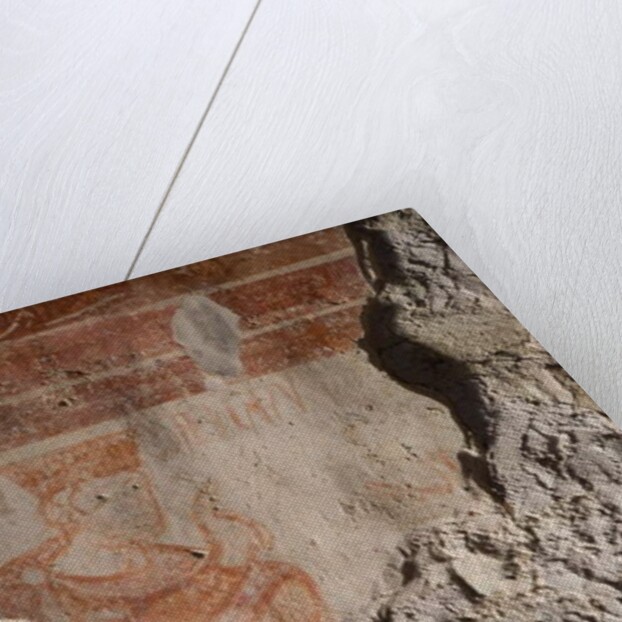 Detail of a man with pointed finger, possible an apostle by School Croatian