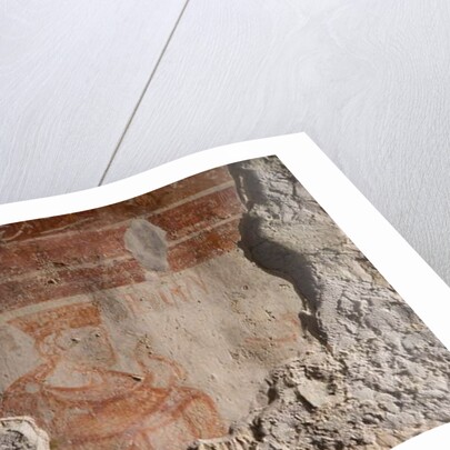 Detail of a man with pointed finger, possible an apostle by School Croatian