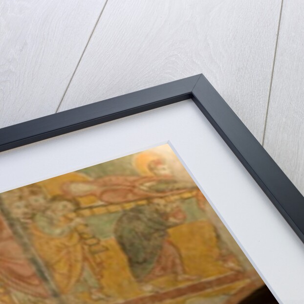 St. Mark writing the gospel by School Italian