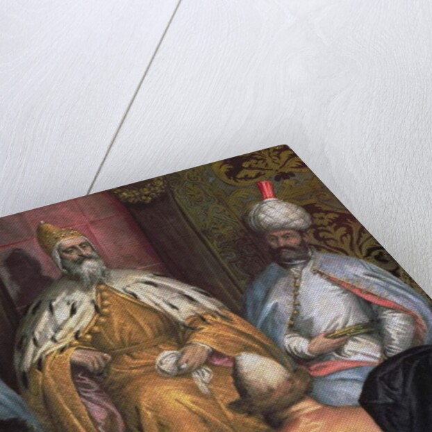 The Doge Marino Grimani Receiving the Ambassador of Persia by Gabriele Caliari