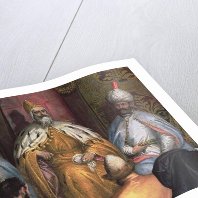 The Doge Marino Grimani Receiving the Ambassador of Persia by Gabriele Caliari