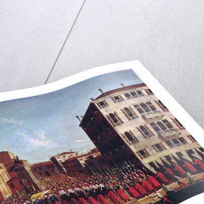 The Funeral of the Doge at SS. Giovanni and Paolo, Venice by Gabriele Bella