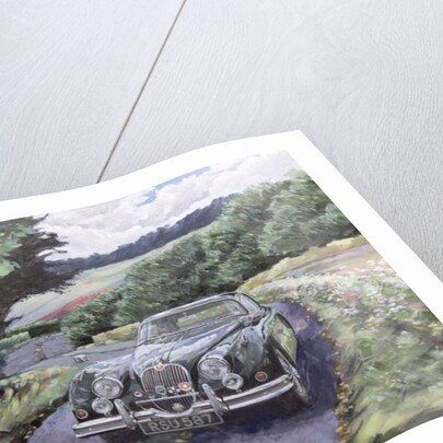 Jaguar XK150 Cruising by Clive Metcalfe