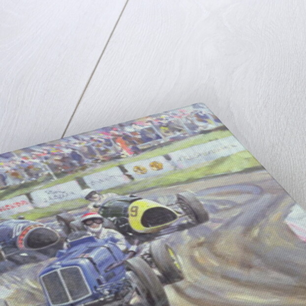 The First Race at the Goodwood Revival, 1998 by Clive Metcalfe