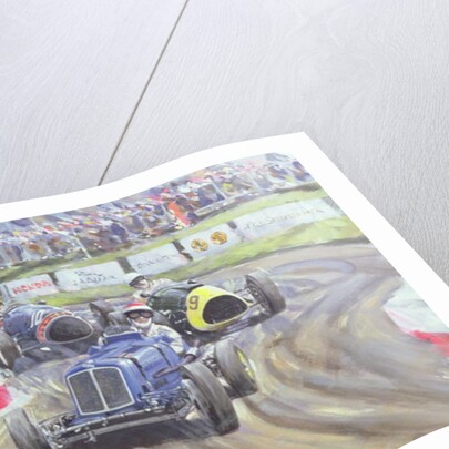 The First Race at the Goodwood Revival, 1998 by Clive Metcalfe