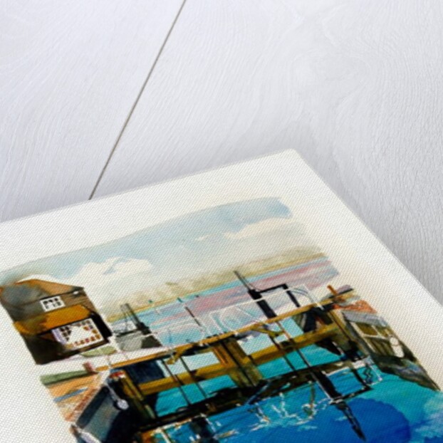 Lock gates & Mill by Michael Frith