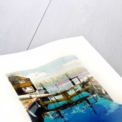 Lock gates & Mill by Michael Frith