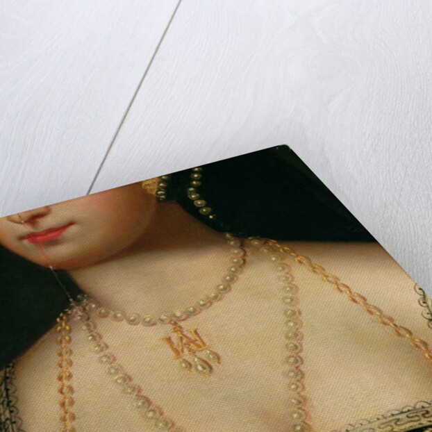 Detail from a portrait of Anne Boleyn c.1533 by English School