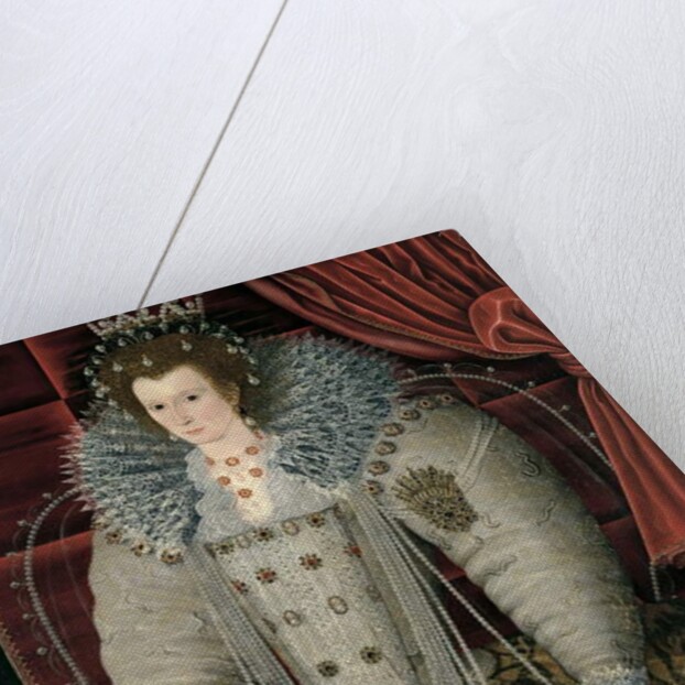 Portrait thought to be of Queen Elizabeth I hanging in the Great Hall by English School