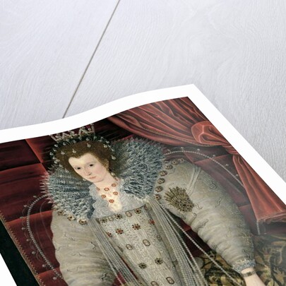 Portrait thought to be of Queen Elizabeth I hanging in the Great Hall by English School