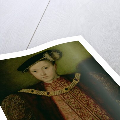 Portrait of King Edward VI 16th century by English School