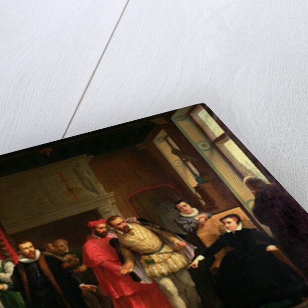 King Francis II on his Death Bed, 1865 by French School