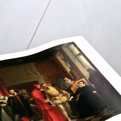 King Francis II on his Death Bed, 1865 by French School