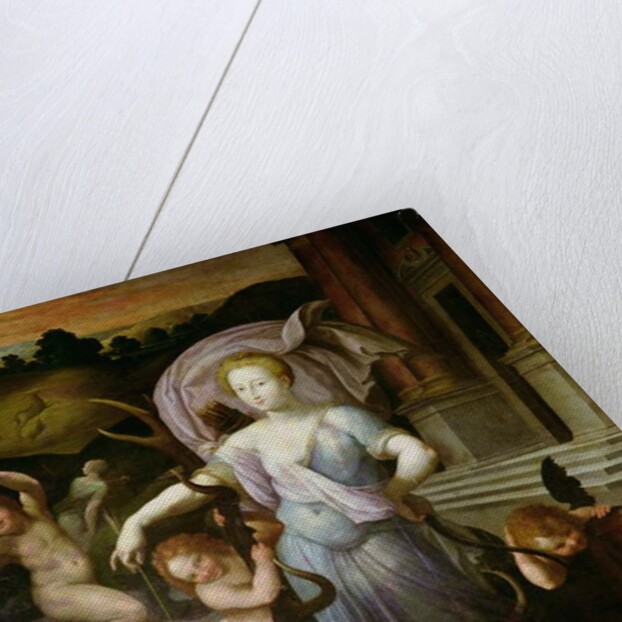 Allegorical portrait of Diane de Poitiers 1556 by Francesco Primaticcio