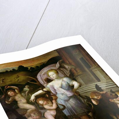 Allegorical portrait of Diane de Poitiers 1556 by Francesco Primaticcio