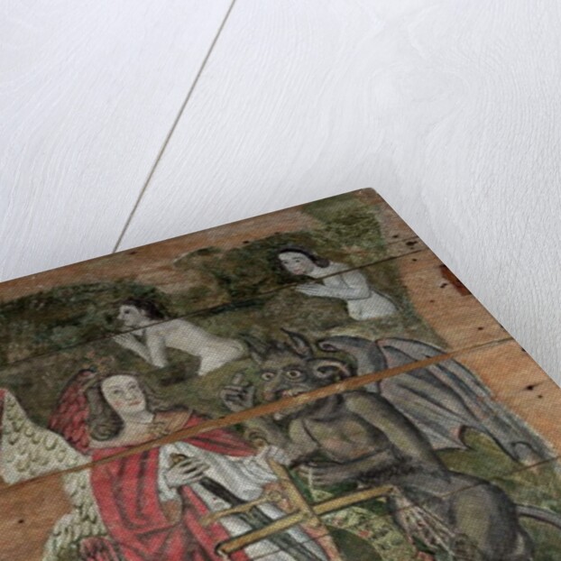 Saint Michael and the Devil by English School