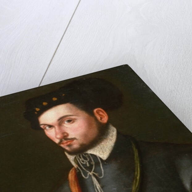 Portrait of a Navigator with his dividers 'to prick out a course', c.1560 by Italian School