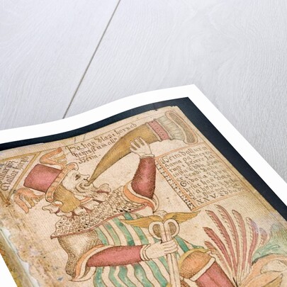 Heimdal Blowing his Horn before Ragnarok by Icelandic School