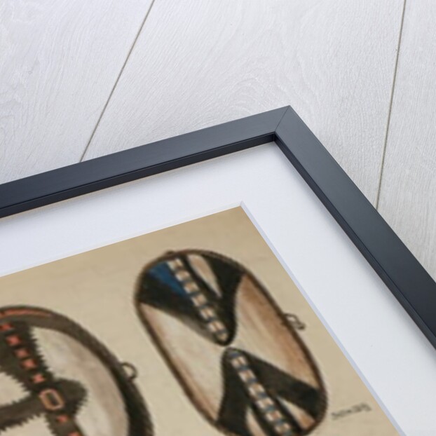 Uganda - Painted hide shields, 1909 by William Downing Webster