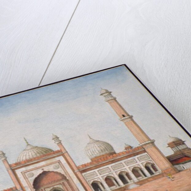 Jummah Musjeed, Delhi, c.1840 by Mazar or Mazhar Ali Khan